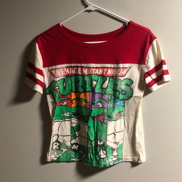 TMNT Ninja Turtles baseball tee - Picture 1 of 5